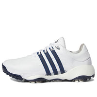 حذاء adidas Tour 360 22 Golf باللون الأبيض البحري الجامعي GV7247