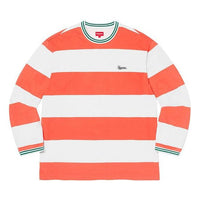تي شيرت Supreme FW19 Week 6 مطبوع مخطط LS Top Tee SUP-FW19-622