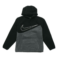 بلوفر Nike Large Polar Fice Stay Warm باللون الأسود والرمادي BV5315-010