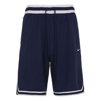 شورت رياضي رجالي من Nike Dri-Fit DNA بشعار مطبوع عليه خطوط ورباط، أزرق داكن DH7161-410