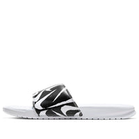 Nike Benassi JDI Print Slide 'White Black Swoosh' 631261-106