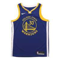 قميص نايكي NBA Team Limited SW Fan Edition Golden State Warriors Curry رقم 30 لموسم 2020-2021 أزرق CW3665-401