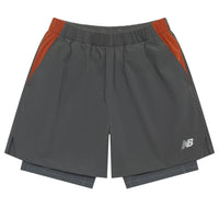New Balance NB Logo 2 In 1 Short 'Dark Grey' NVE25121-CHL