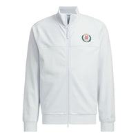 adidas Verbiage Knit Jacket Asia Sizing 'White' JE3635
