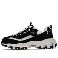 (WMNS) Skechers DLites 1.0 'Black White' 896085-BKW