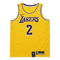 قميص/سترة كرة السلة Nike NBA SW Fan Edition Lonzo Ball Lakers 2 Team Limited Yellow AA7099-728