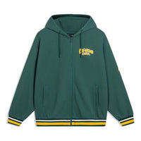 جاكيت Li-Ning Hoops Graphic Hooded Jacket 'Green' AWDT549-3