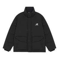 New Balance Logo Print Warm Jacket 'Black' AMJ14309-BK