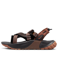 صندل Nike Oneonta الرياضي باللون الأسود والبني، DJ6603-002