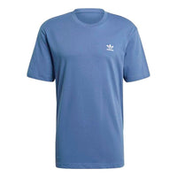 adidas originals Logo Printing Sports Breathable Short Sleeve Royal blue GN3497