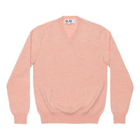 (WMNS) COMME des GARCONS PLAY V-Neck Pullover Sleeve Heart 'Pink' AZ-N089-051-5
