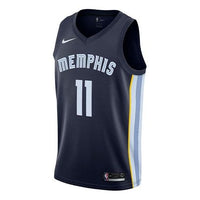 قميص نايكي NBA Team Limited SW Fan Edition رمادي Memphis Grizzlies 11 Navy Blue أزرق داكن 864485-420
