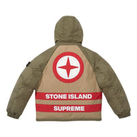 Supreme x STONE ISLAND FW23 Week10 Reversible Down Puffer Jacket 'Olivegreen' SUP-FW23-166
