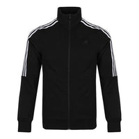 جاكيت adidas Tt Ft 3S محبوك بياقة واقفة أسود DW4598