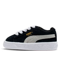 حذاء PUMA Suede للأطفال الصغار "أسود وأبيض ورمادي" 353636-01