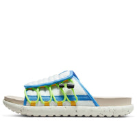 حذاء Nike Asuna 2 Slide باللون الأبيض والأزرق الجامعي DX2942-100