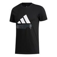 adidas Sports Stylish Short Sleeve 'Black' FT2829