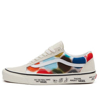 حذاء رياضي Vans Old Skool أبيض/أحمر/أزرق VN0A54F39XQ