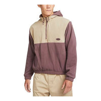 جاكيت Nike SB Therma-FIT Winterized Polar Fleece Splicing للرجال بغطاء رأس للتزلج على الألواح، أحمر نبيذي DA4224-646