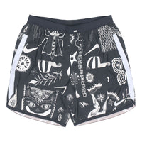 Nike Graffiti Printing Running Shorts Black CJ5817-010