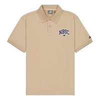 New Balance Small NBSC Polo Shirt Asia Sizing 'Tan' NFE22011-DB