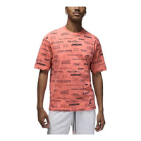 Air Jordan Flight MVP Statement AOP T-Shirt 'Pink Black' DX9573-814