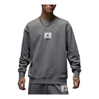 سويت شيرت Air Jordan Essentials بشعار "رمادي أبيض" FB6935-091