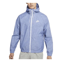 جاكيت تهوية مطرز بشعار Nike Sportswear للرجال باللون الأرجواني DM1184-411