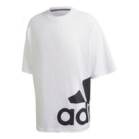 adidas M Mh Boxbos Tee Side Large Logo Short Sleeve White FR6608