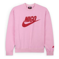 Nike x Nigo Fleece Sweatshirt 'Pink Red' FV5941-621