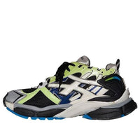 حذاء رياضي Balenciaga Runner باللون الرمادي والأزرق والأخضر 677403W3RB55179