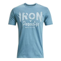 Under Armour Project Rock Iron Paradise T-shirt 'Light Blue' 1370483-416