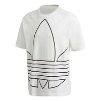 تيشيرت رياضي بأكمام قصيرة من adidas originals BG TRF OUT باللون الأبيض GE6230