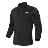 جاكيت كاجوال بطباعة شعار New Balance للرجال من New Balance باللون الأسود AMJ21090-BK