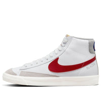 حذاء Nike Blazer Mid '77 'White Sail Gym Red' DH7694-100