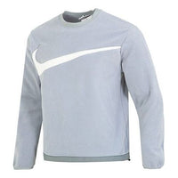 سويت شيرت Nike Club Fleece برقبة دائرية "رمادي أزرق" DQ4895-073