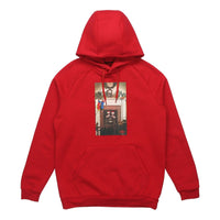 بلوفر صوف مطبوع عليه مدخنة من Air Jordan Jumpman باللون الأحمر CT4886-687