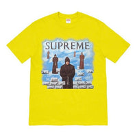 Supreme FW19 Week 1 Levitation Tee Printing Short Sleeve Unisex Yellow SUP-FW19-072