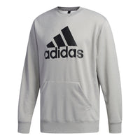 Men's adidas MH SW Crew 20 Logo Sports Gray FM5343