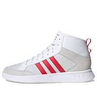 حذاء adidas Court80s Mid أبيض/رمادي/أحمر FY2731