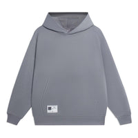 Li-Ning Label Logo Hoodie 'Grey' AWDSB15-9