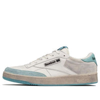 حذاء ريبوك LTD Club C Vintage Low-Top باللون الأبيض والرمادي والأزرق RMIA011C99LEA0050140