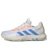 حذاء adidas SoleMatch Control باللون الأبيض والأزرق النابض GY4691