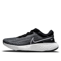 حذاء Nike ZoomX Invincible Run Flyknit باللون الرمادي الداكن والأبيض CT2228-103