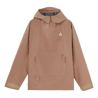 جاكيت Nike SS22 ACG بلون سادة بسيط كاجوال بغطاء رأس بني DN3910-258