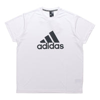 تي شيرت adidas M Mh Bos للتدريب الرياضي بأكمام قصيرة أبيض FM5370