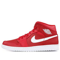 حذاء Air Jordan 1 Retro Mid 'Gym Red 2.0' 554724-600