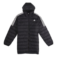 جاكيت رياضي كاجوال بطبعة شعار adidas للرجال باللون الأسود GH4604