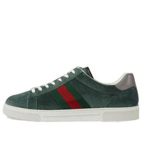 Gucci Ace Velvet Sneakers 'Green Red' 757893-FACGV-3949