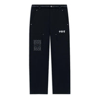 Li-Ning Embroidery Logo Straight Pants 'Black' AKXSB55-3